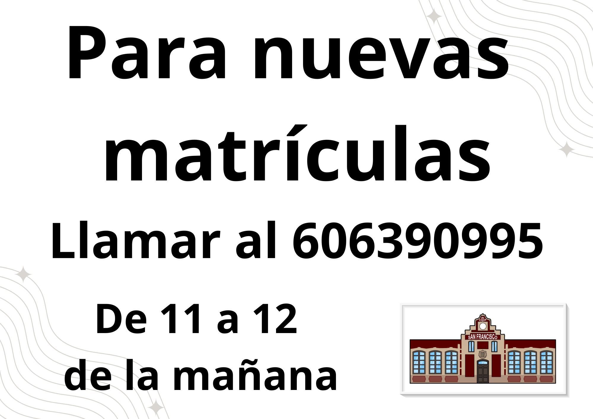 CARTEL MATRÍCULA